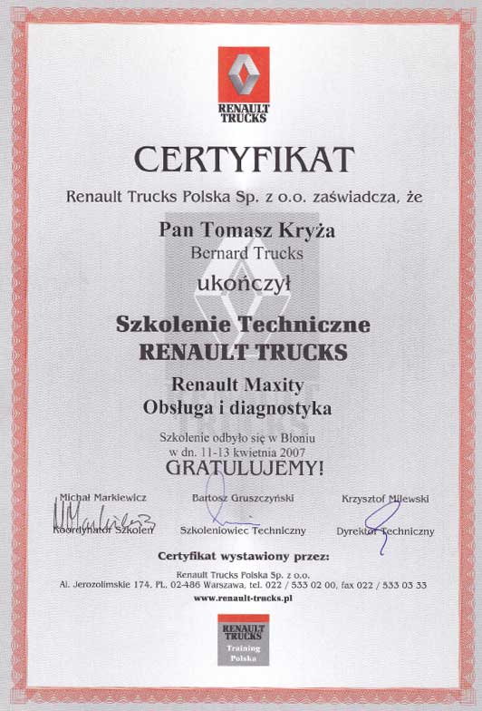 Certyfikat 10