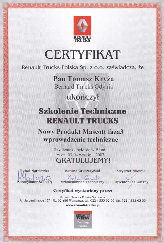 Certyfikat 11