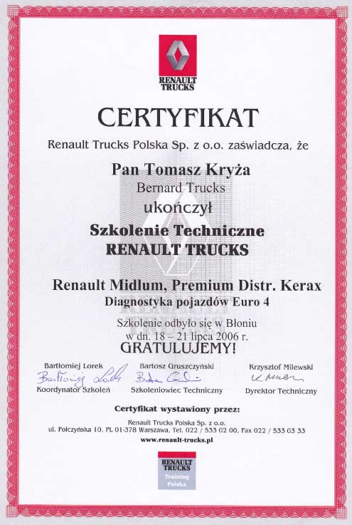 Certyfikat 13